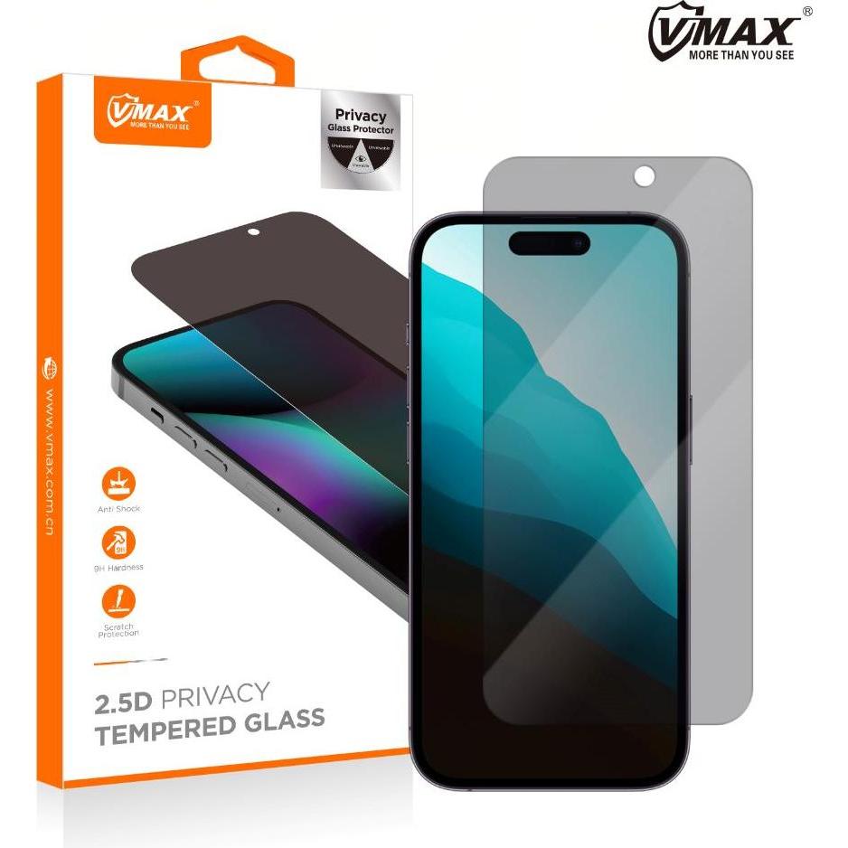 Vmax gehärtetes Glas 0,33mm 2,5D hochklares Sichtschutzglas für Xiaomi Redmi Note 12 Pro 4G / Note 12 P (1 Stück, Xiaomi...