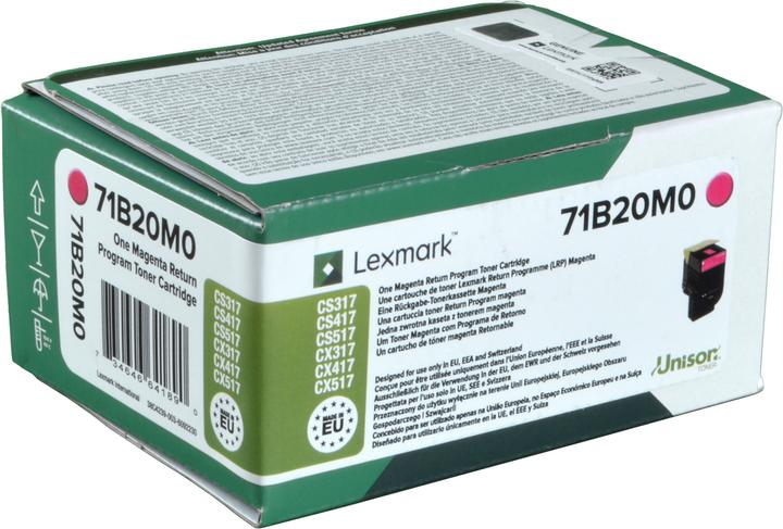 Actual product image Lexmark 71b20m0 (M)