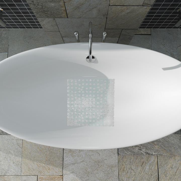 Actual product image Relaxdays Bathtub Mat, Anti-Slip (53 x 53 x 0.5 cm)