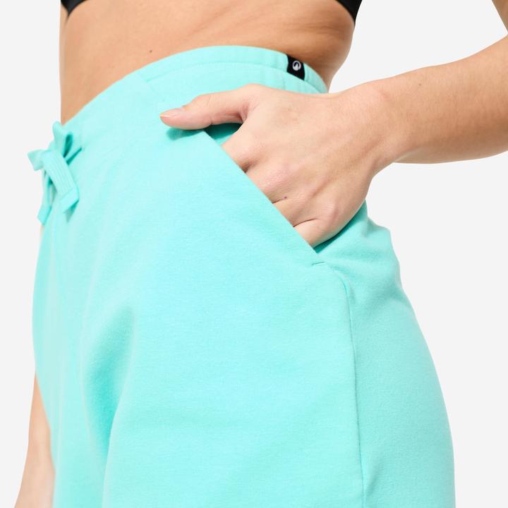 Produktbild Domyos Shorts Damen mit Tasche - grün (XL)