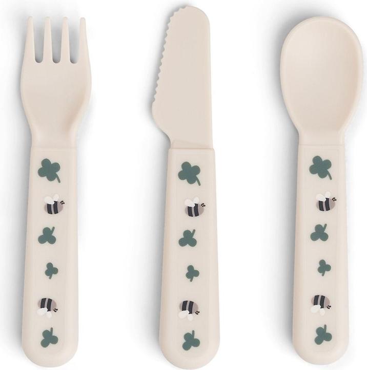 Produktbild Done by Deer Esslernbesteck 3-tlg. Besteck-Set Foodie - Tiny Farm -