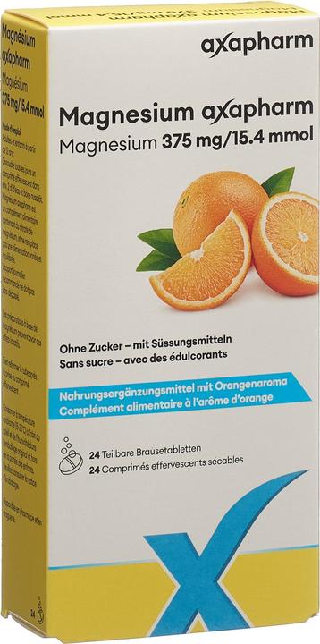 Actual product image Magnesium Vital Brausetablette 375 mg (24 Piece, Effervescent tablet, 207 g)