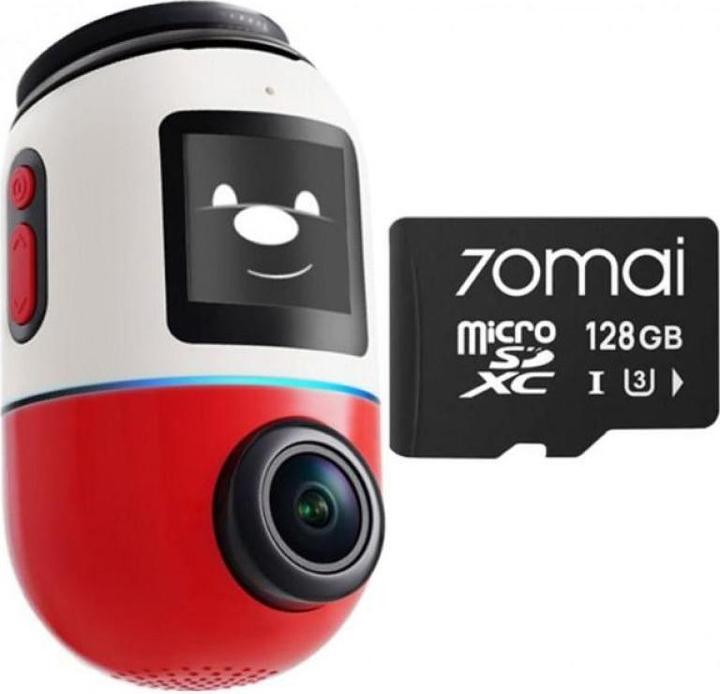 70mai X800 4K Cervena + SD-Karte 128GB
