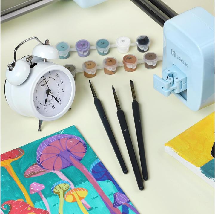 Actual product image Loklik Acrylic Paint Brush set