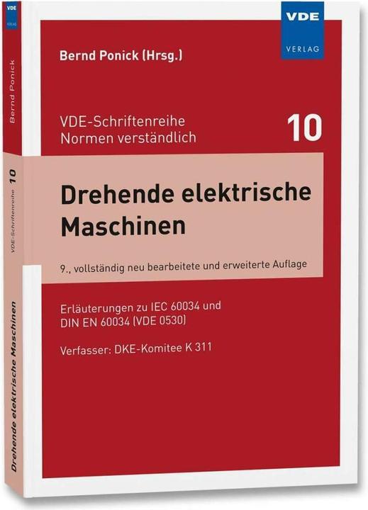Image du produit Drehende elektrische Maschinen (Allemand, Bernd Ponick, 2020)
