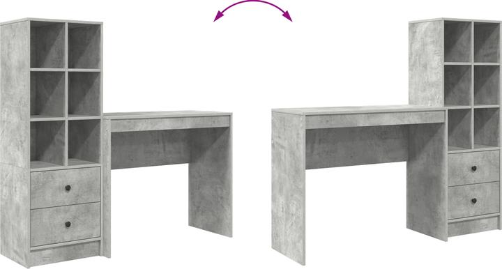 Produktbild vidaXL Schreibtisch (40 x 135.50 x 127 cm)