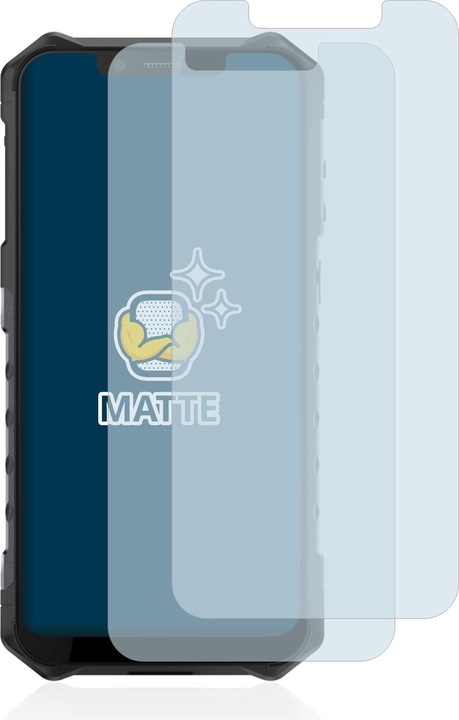 Actual product image BROTECT Anti-glare screen protector matt (2 Piece, Ulefone Armor 6E)