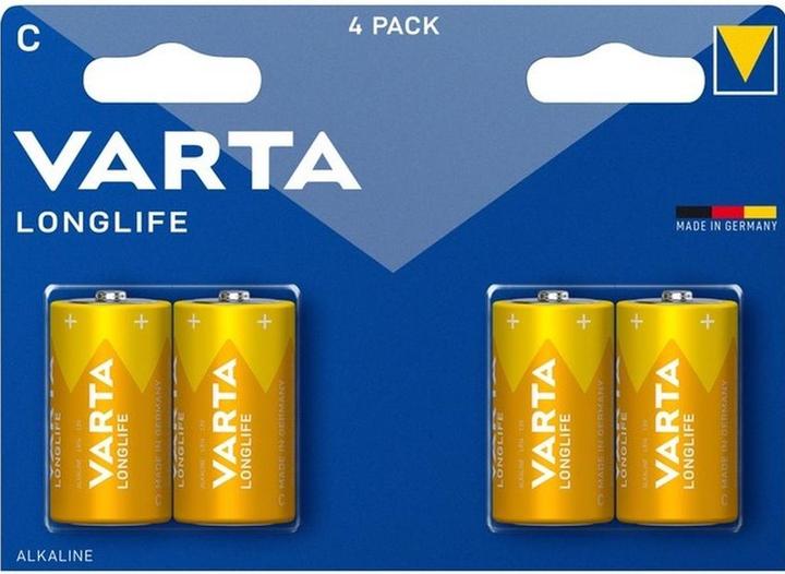 Actual product image Varta Longlife (4 pcs., C / Baby / LR14 / R14, 7600 mAh)