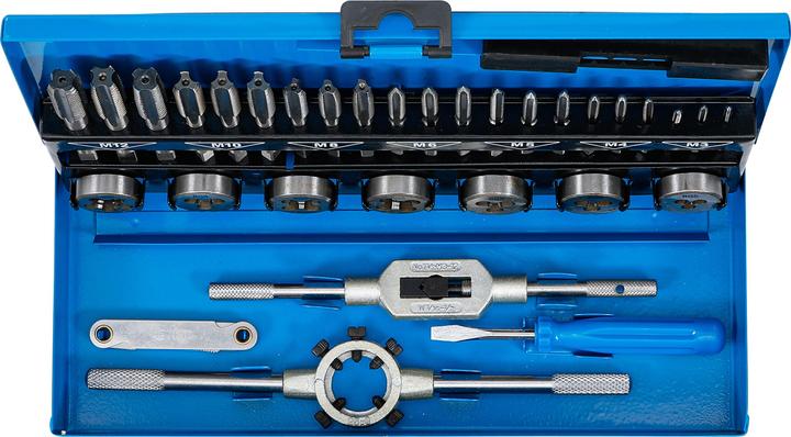 Actual product image BGS Tap and Die Set M3 - M12 32 pcs.