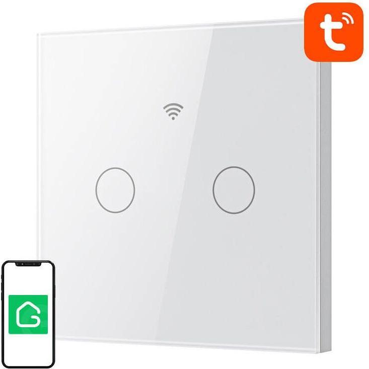 Gosund, Interruttore luce, Interruttore Smart Touch WiFi SLS2 (opzionale N, doppio)