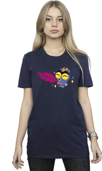 Actual product image Disney Womens/Ladies Big Hero 6 Baymax Fred Fired Up Cotton Boyfriend T-Shirt (M)