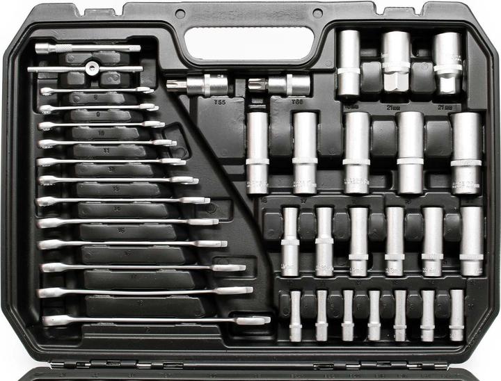 Actual product image Wiltec Ratchet Spanner Set Wrenches Sockets set Pro DIY Mechanics 215 pcs
