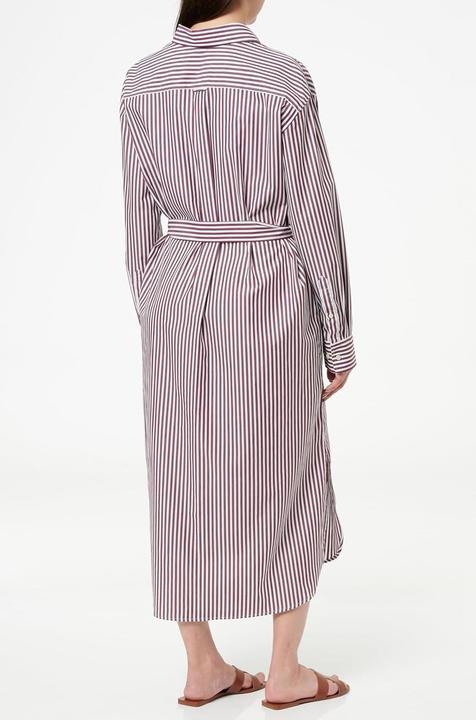 Image du produit GANT Robe chemisier ceinturée classique en popeline (42)
