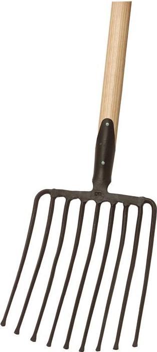 Actual product image Idealspaten Stone fork black spring grommet without stem