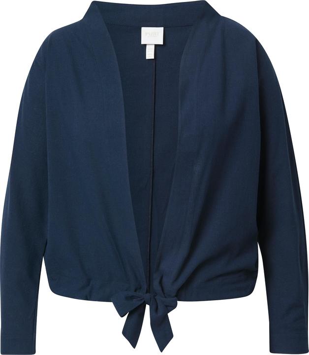 Actual product image Ulla Popken Bolero-Jacke, Stehkragen, Fledermaus-Langarm, Saumband (56)