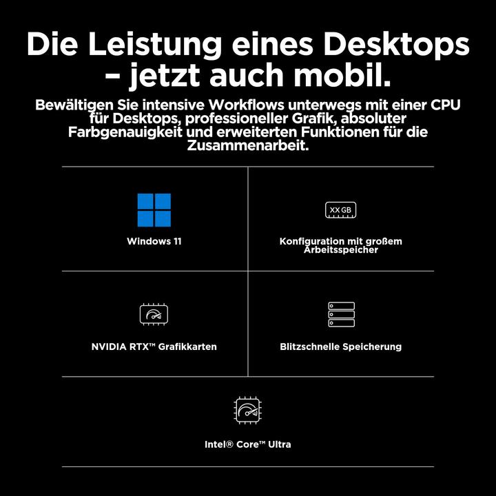 Produktbild HP ZBook Fury 16 G11 Intel Core i9-14900HX 40,64cm 16inch WUXGA 32GB 1TB/SSD NVIDIA RTX 3500 12GB W1 (15.98", Intel Core i9-14900HX, 32 GB, 125 GB, DE)