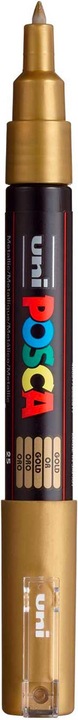 Produktbild Posca Marker PC-1M Rundspitze (Gold, Schwarz, 0.70 mm, 1 x)