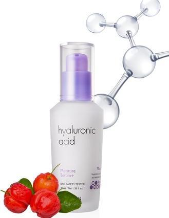 Produktbild Skin Gin IT'S SKIN Hyaluronic Acid Moisture Serum+ nawilżające serum do twarzy z kwasem hialuronowym 40ml (40 ml)