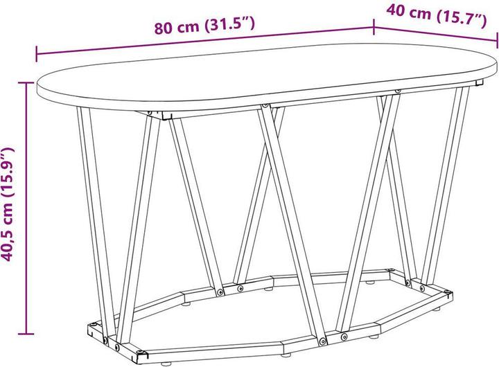 Image du produit vidaXL Couchtisch