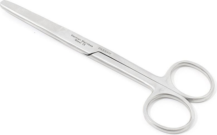 Produktbild Teqler Chirurgische Schere stumpf gerade 14,5cm (14.50 cm)