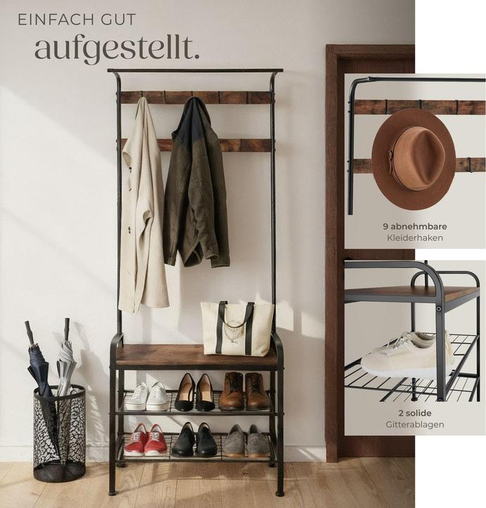 Produktbild tectake Garderobe