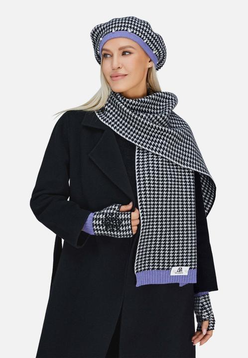 Immagine prodotto Bellemere Scarf Houndstooth Cashmere Ribbed Scarves