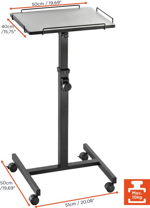 Produktbild Celexon PT2000B, Projektionstisch schwarz (Tisch)