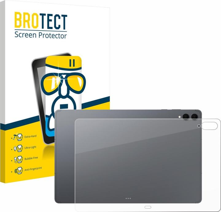 BROTECT Schutzglas für Samsung Galaxy Tab S11 Ultra (Rückseite) Schutzfolie Displayschutz Display Schutz G (1 Stück, Galaxy Tab S11 Ultra)