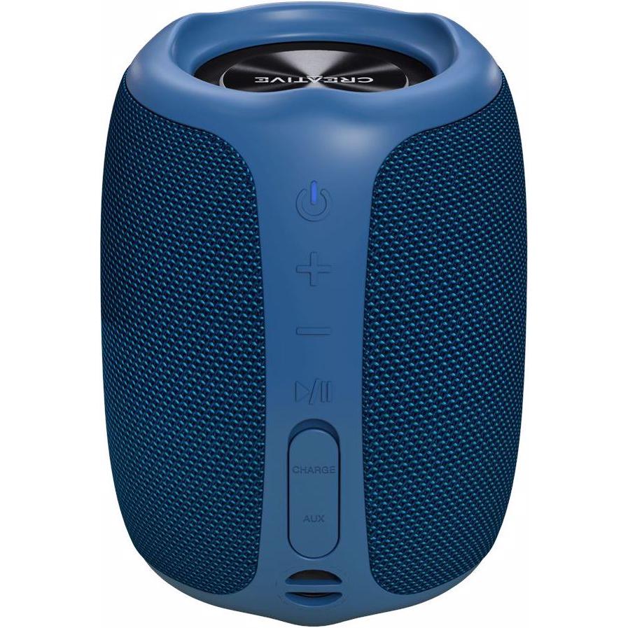 Creative MuVo Play (10 h, Akkubetrieb), Bluetooth Lautsprecher, Blau
