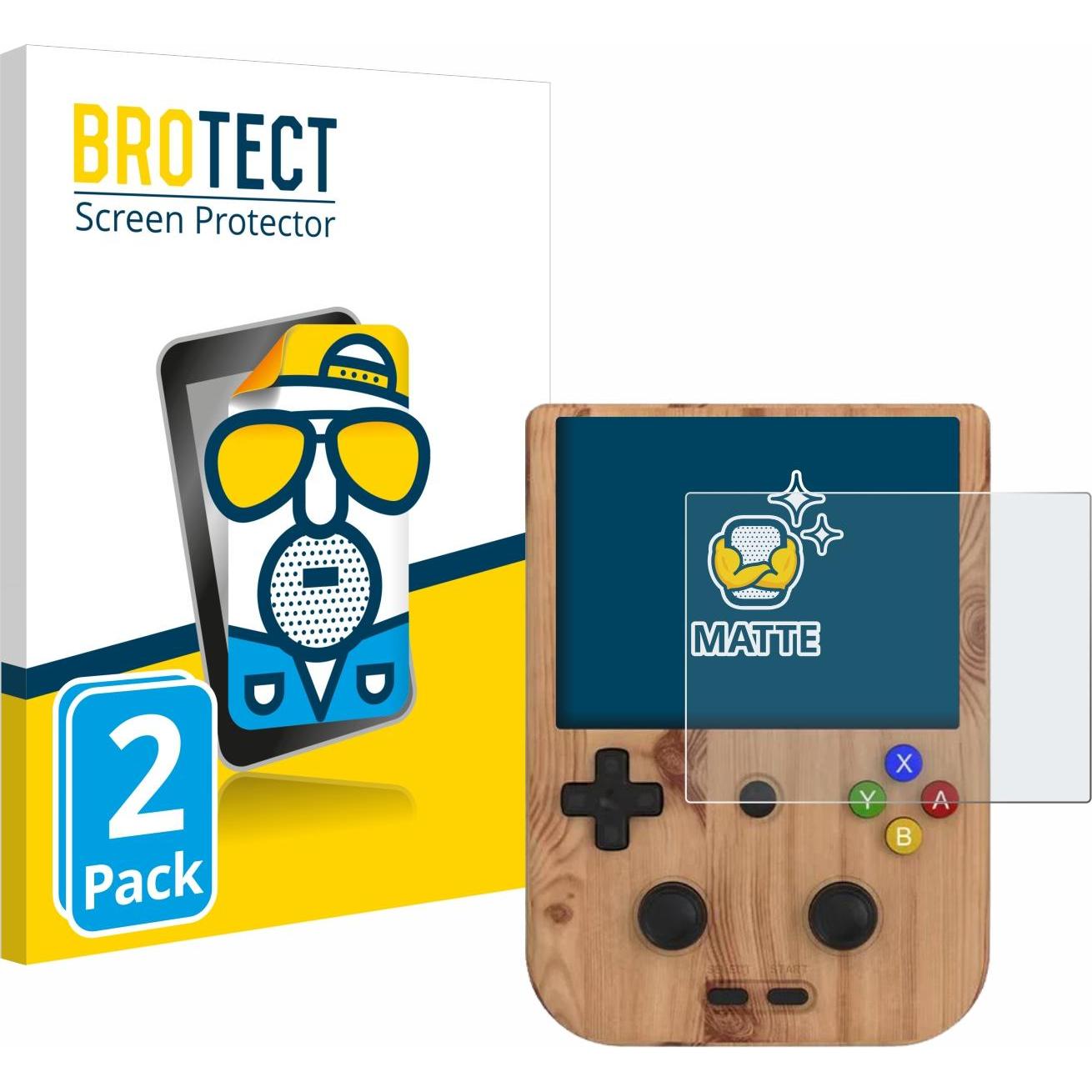 BROTECT Entspiegelungs-Schutzfolie Displayschutz Matt, Weiteres Gaming Zubehör, Grau