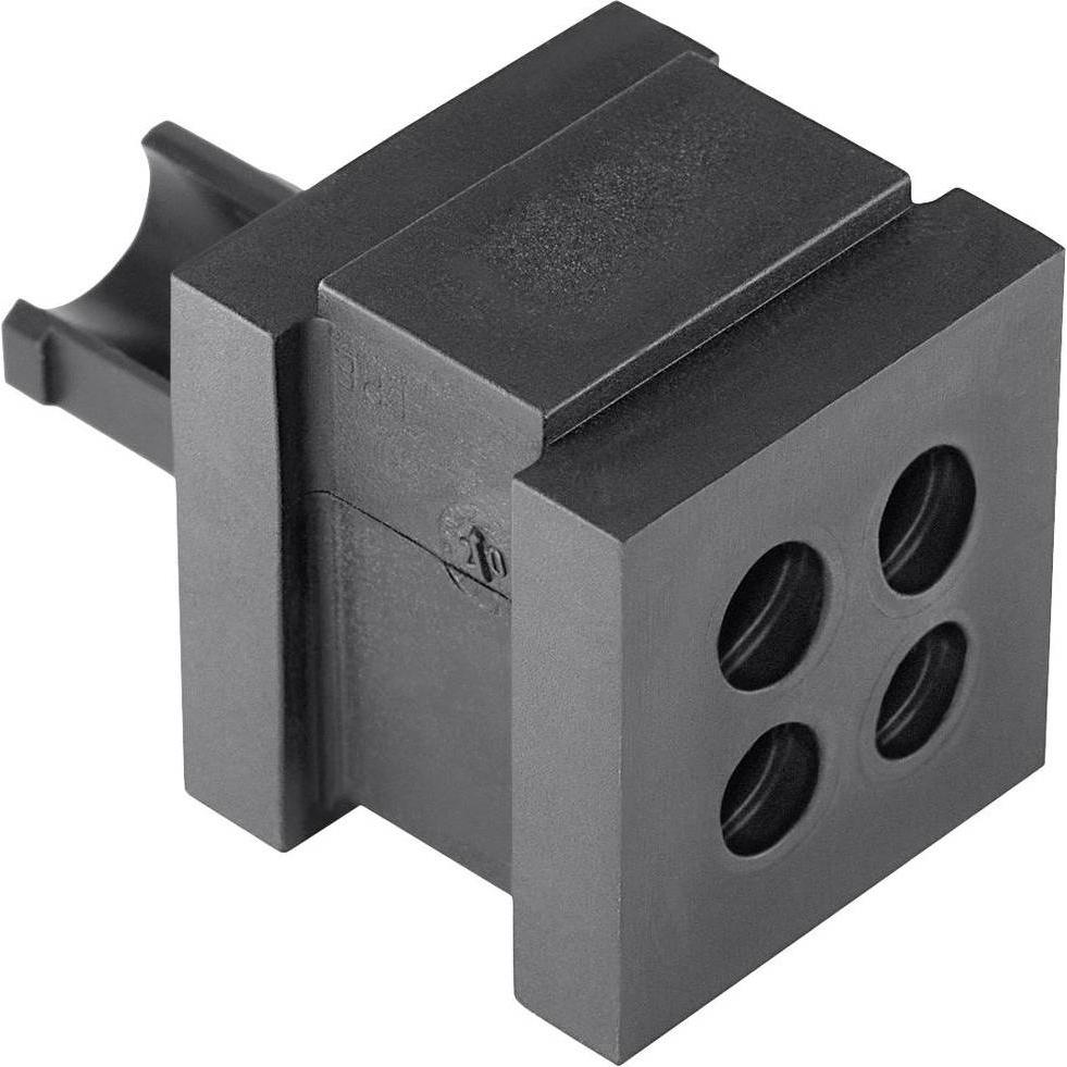 HellermannTyton, Leitungsführung Zubehör, VP-S 4/5-6 Ins-quad-PL-BK (20) Vierfachtülle halogenfrei Kuns