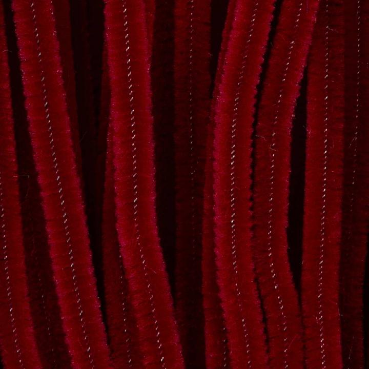 Image du produit Creativ Company Chenilledraht 50 Stück, Dunkelrot, Länge: 30 cm (0.30 m)