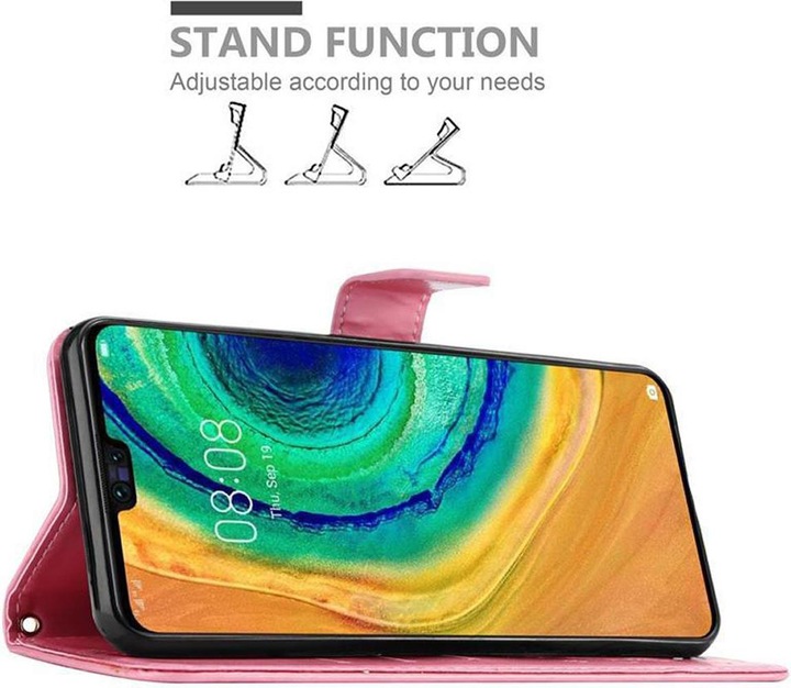 Produktbild Cadorabo Flower Book Cover (Huawei Mate 30)