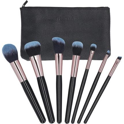 Actual product image Tools for Beauty T4B MIMO 7-Piece Makeup Brush Set with Case Black (Set)