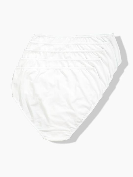 Produktbild Ulla Popken Midislips, 5er-Pack, einfarbig, bis Gr. 66/68 (54)
