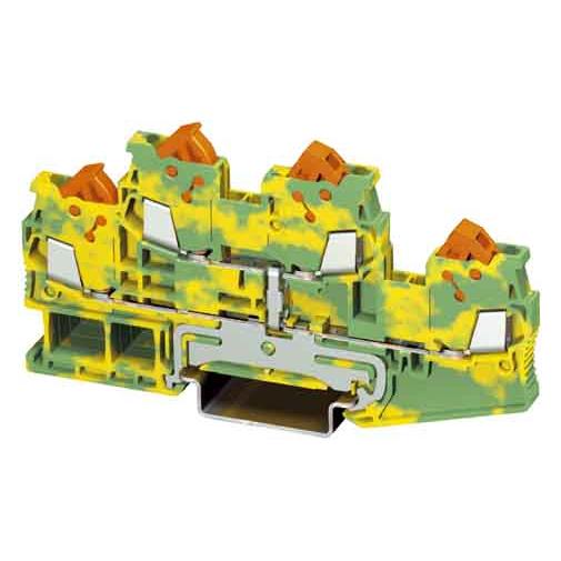 Phoenix Contact Beschermende geleideraansluiting QTTCB 1,5-PE, Elektronica benodigdheden + Behuizing, Groen, Geel