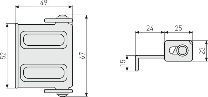 Actual product image Abus Door and window lock SW 1