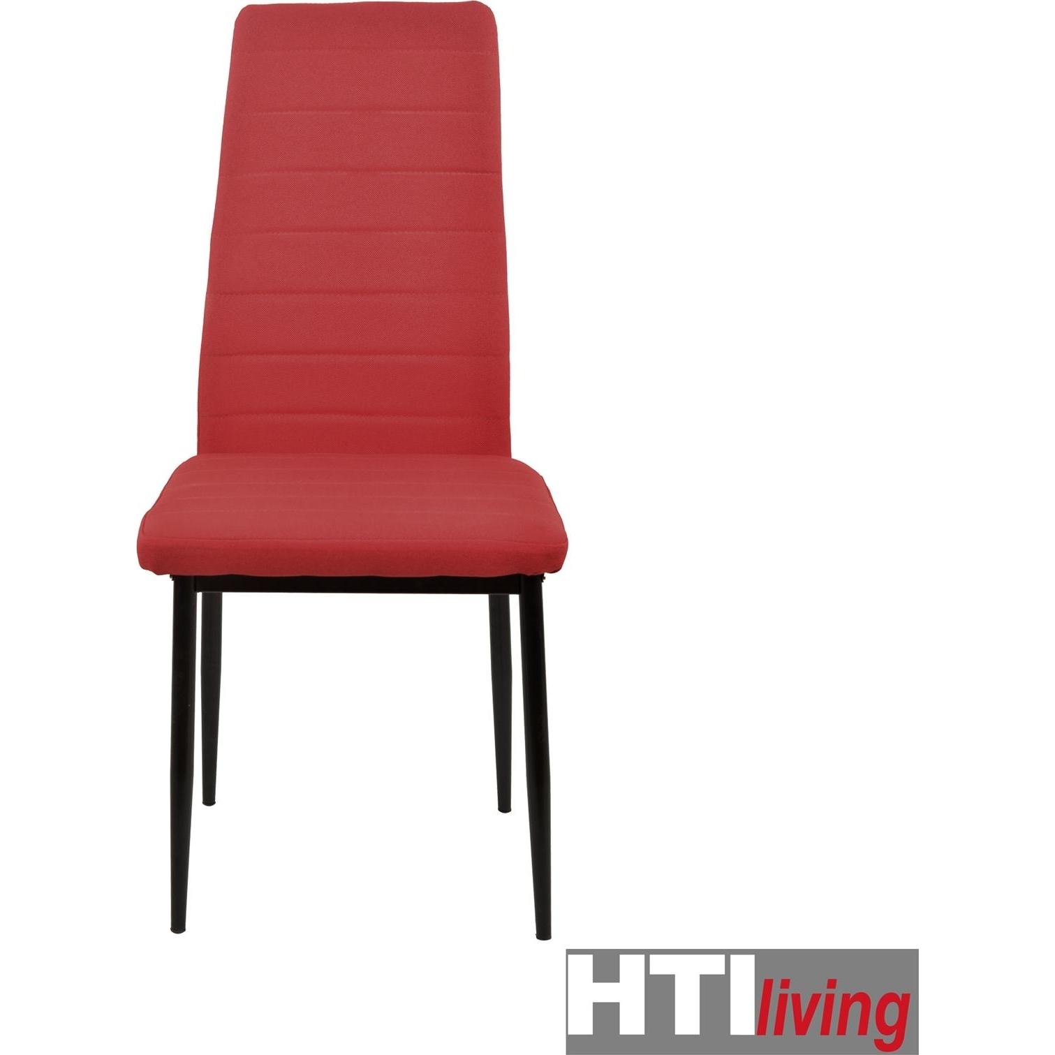 Thumbnail - HTI-Living, Stühle, Esszimmerstuhl 1 Stück Memphis Rot
