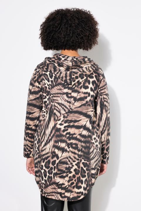 Produktbild Angel of Style Sweatjacke, offene Form, Leo, Kapuze (44)