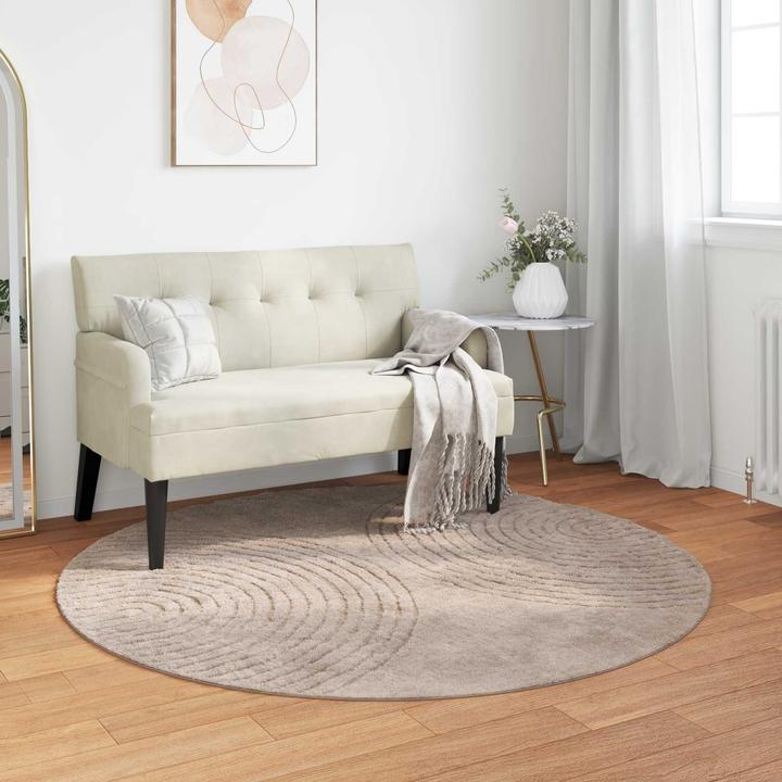 Actual product image vidaXL Polyester-Teppich (120 cm)