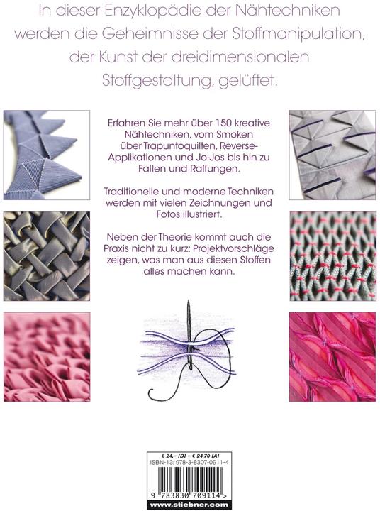 Image du produit Manipulation de tissus - 150 techniques de couture créatives (Allemand, Ruth Singer)