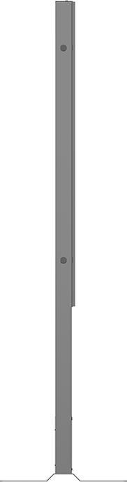 Produktbild Multibrackets Stele ohne Monitor, Portrait, schwarz, 55"/4820