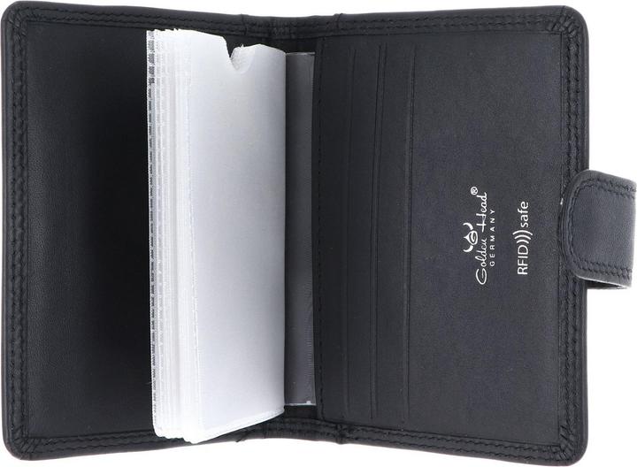 Produktbild Golden Head Polo Kreditkartenetui RFID Schutz Leder 8 cm