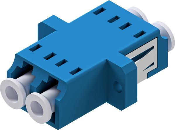Zellner group Fibre optique Coupleur SLVZAS22DPBL LCD Standard OS2 bleu