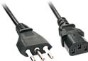 Image du produit Lindy Câble secteur IEC, Italie Fiche secteur italienne-IEC320 C13 (3 m)