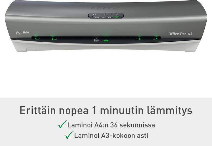 Image du produit Leitz Plastifieuse à chaud iLAM Office Pro /min (80 - 175 µm, A3)