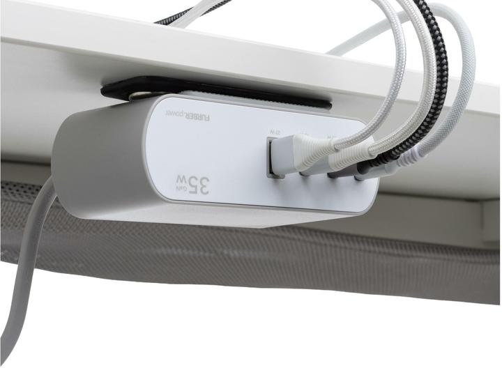 Produktbild Furber.power Tischsteckdosenleiste DOKK (6x, Typ 13, USB-A, USB-C, 3 m)