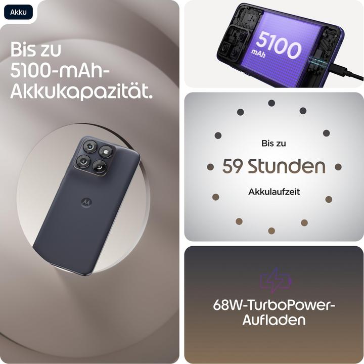 Produktbild Motorola Edge 70 Fusion (256 GB, Silhouette, 6.78", Dual SIM, 5G)