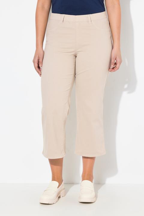 Produktbild Ulla Popken Jeansculotte Mary, weites Bein, Elastikbund (58)