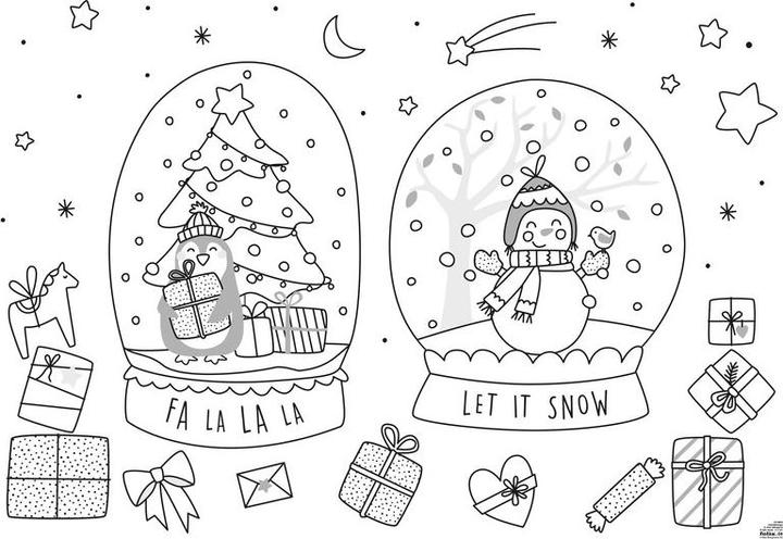 Actual product image Folia Window Pictures Templates For Cold Season